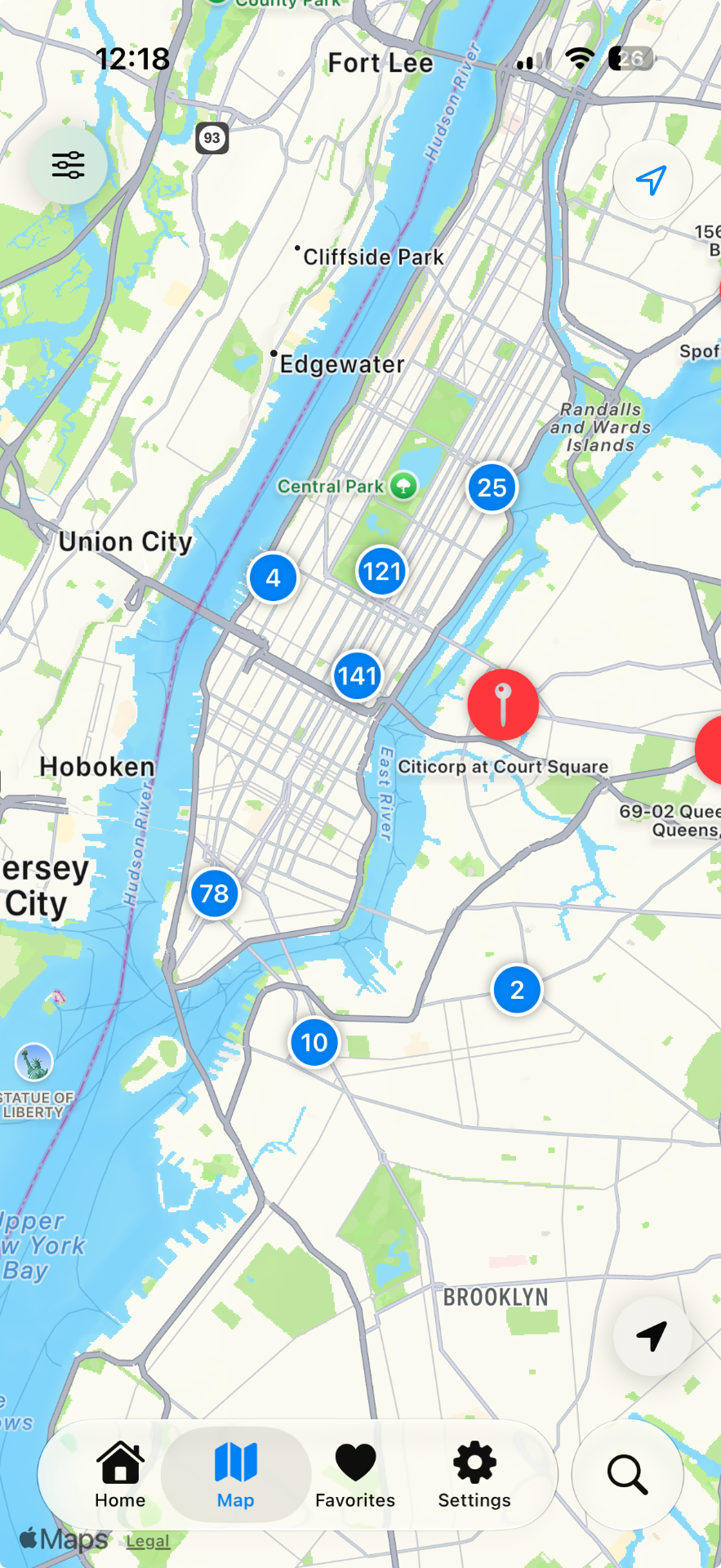 NY POPS — Map